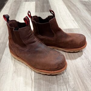 Red Wing Shoes Dark Brown Men's Work Boots Sz 12 E